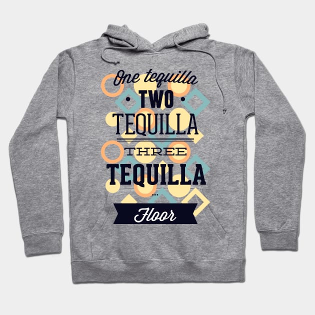 Funny Drinking Tequila Party Hoodie by positivedesigners